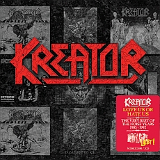 Kreator - Love Us Or Hate Us – The Very Best Of The Noise Years 1985-1992 Cover