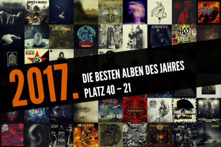 Grafik: Die Alben des Jahres bei metal.de Top 40