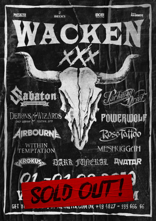 Flyer zum W:O:A 2019 - Sold Out!