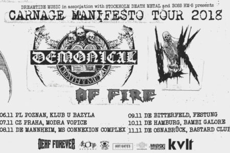 Demonical - Carnage Manifesto Tour 2018
