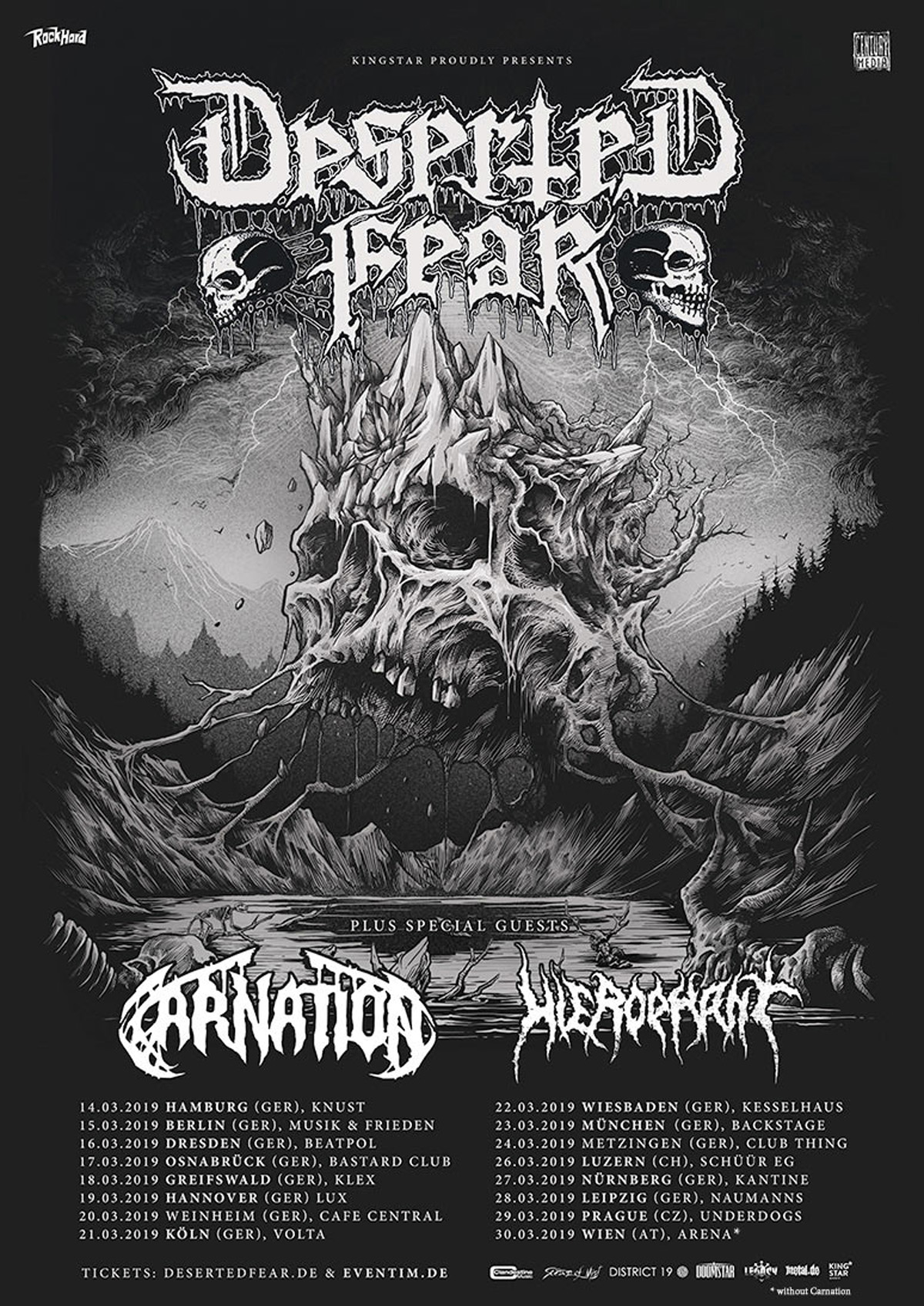 Deserted Fear - Tourplakat