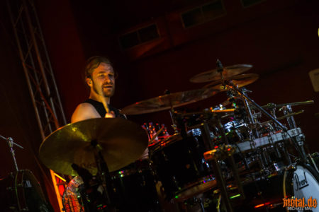 Konzertfoto von Archspire auf der The Outer Ones Global Invasion Part II Tour 2018