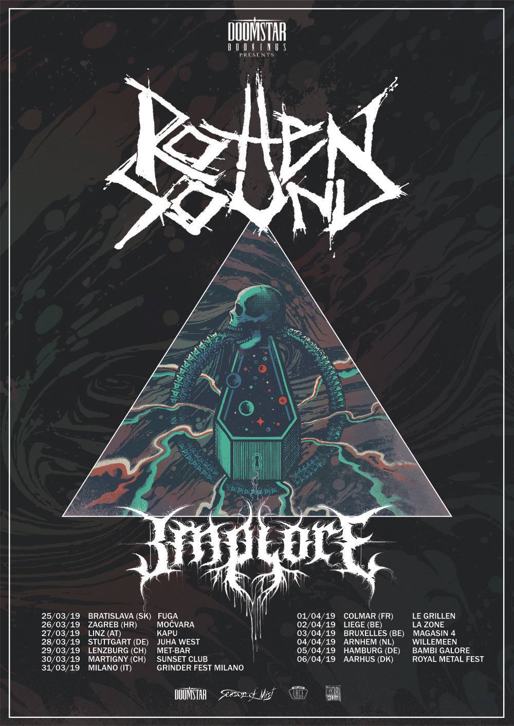 Rotten Sound - Europa Tour 2019