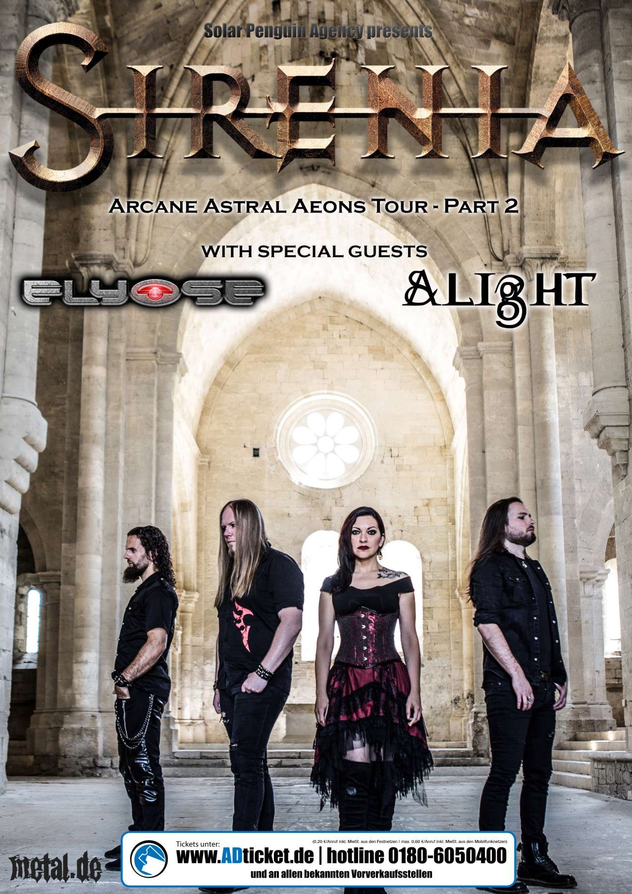 Sirenia - Arcane Astral Aeons Tour 2019