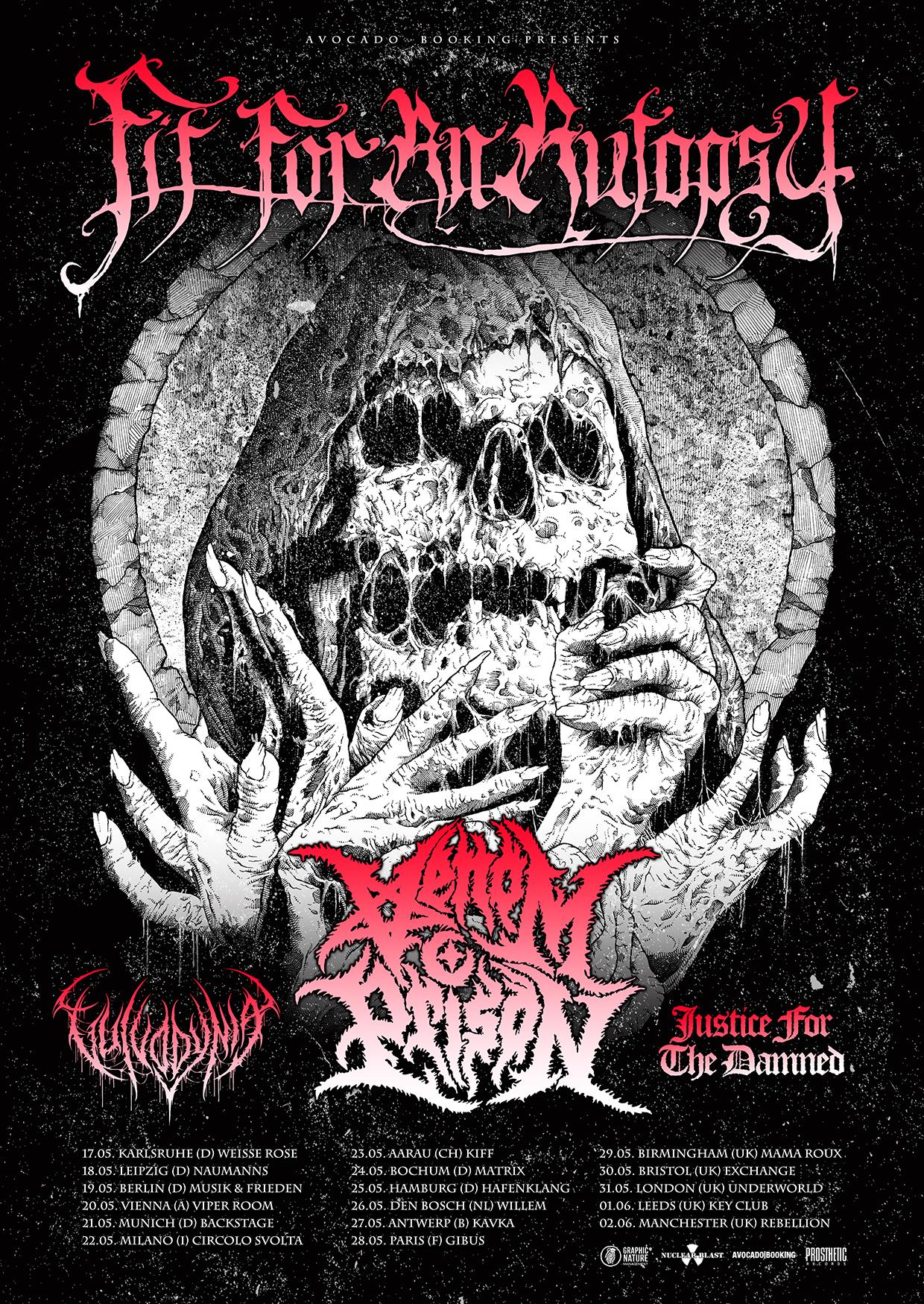 Fit For An Autopsy - European Tour 2019