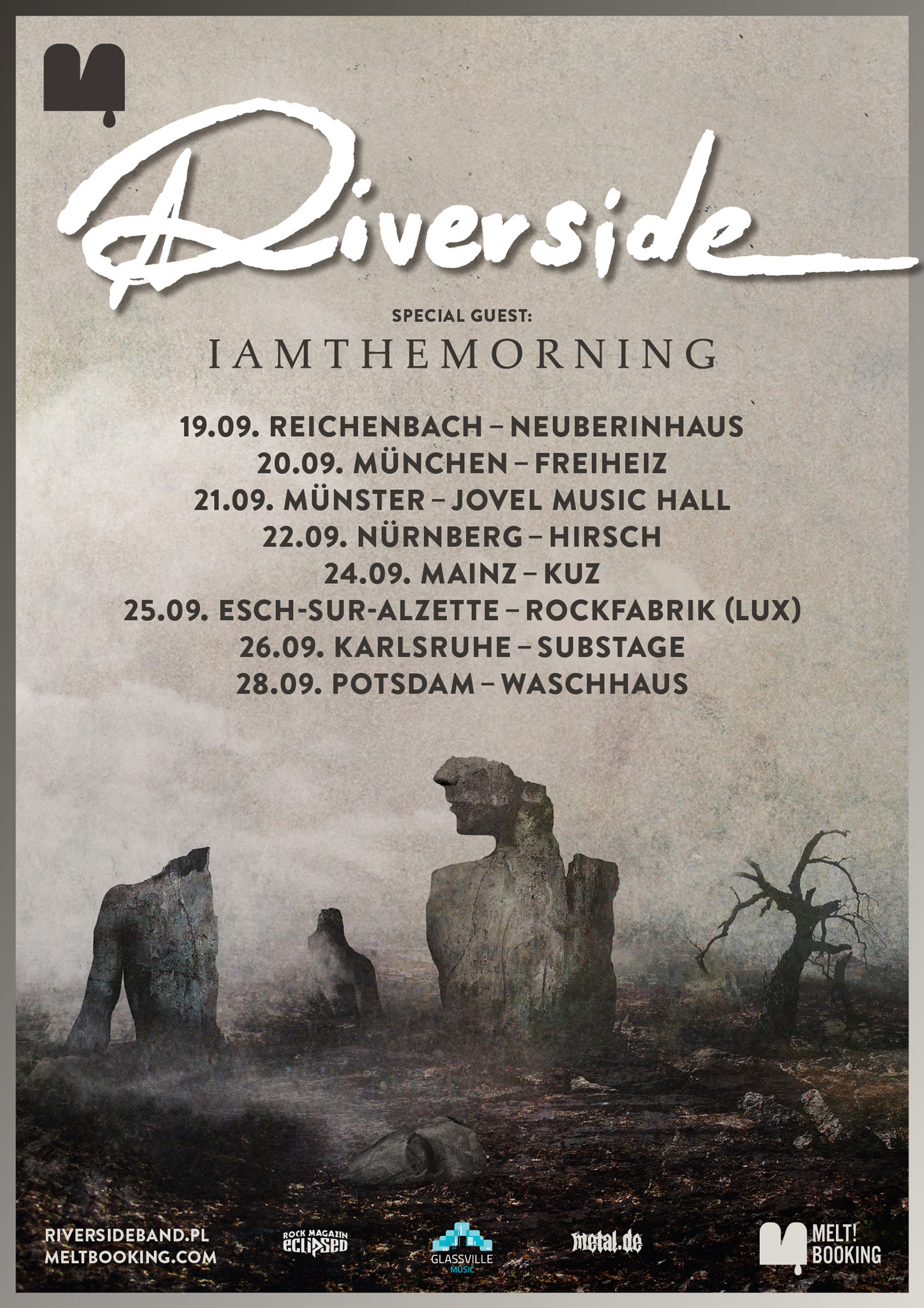 Tourposter Riverside Tour 2019