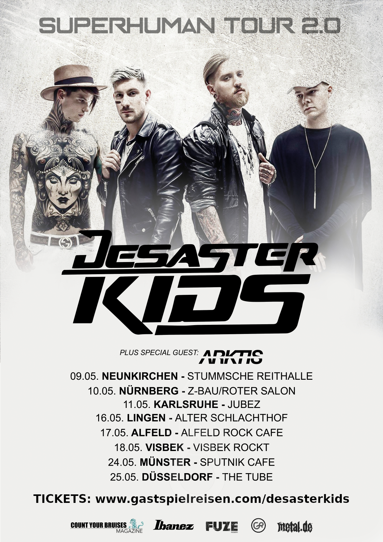 Desasterkids Tour Superhuman 2.0