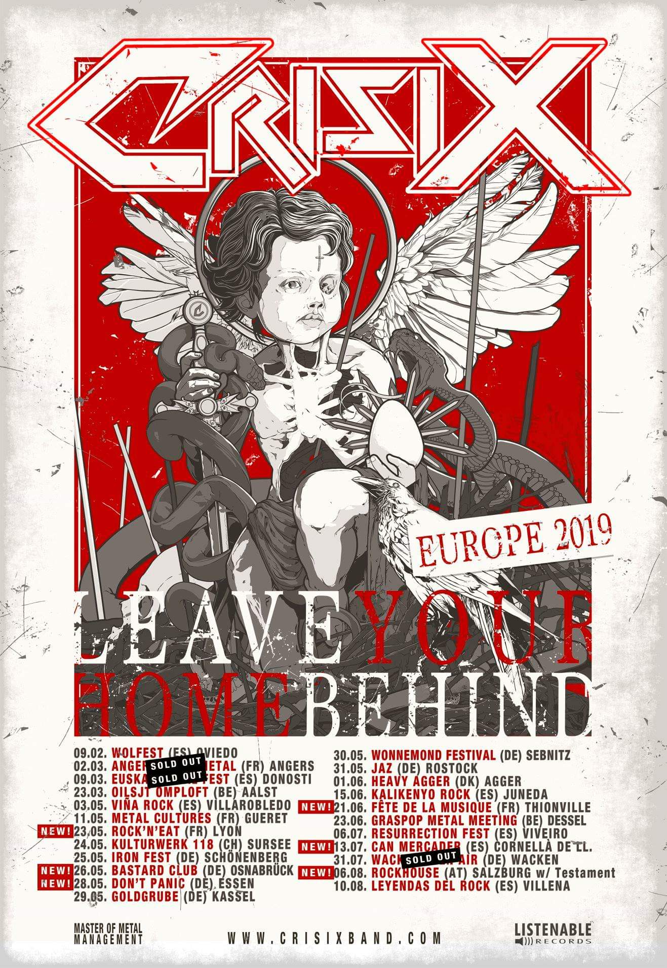 Bild: Crisix Tour 2019 Flyer