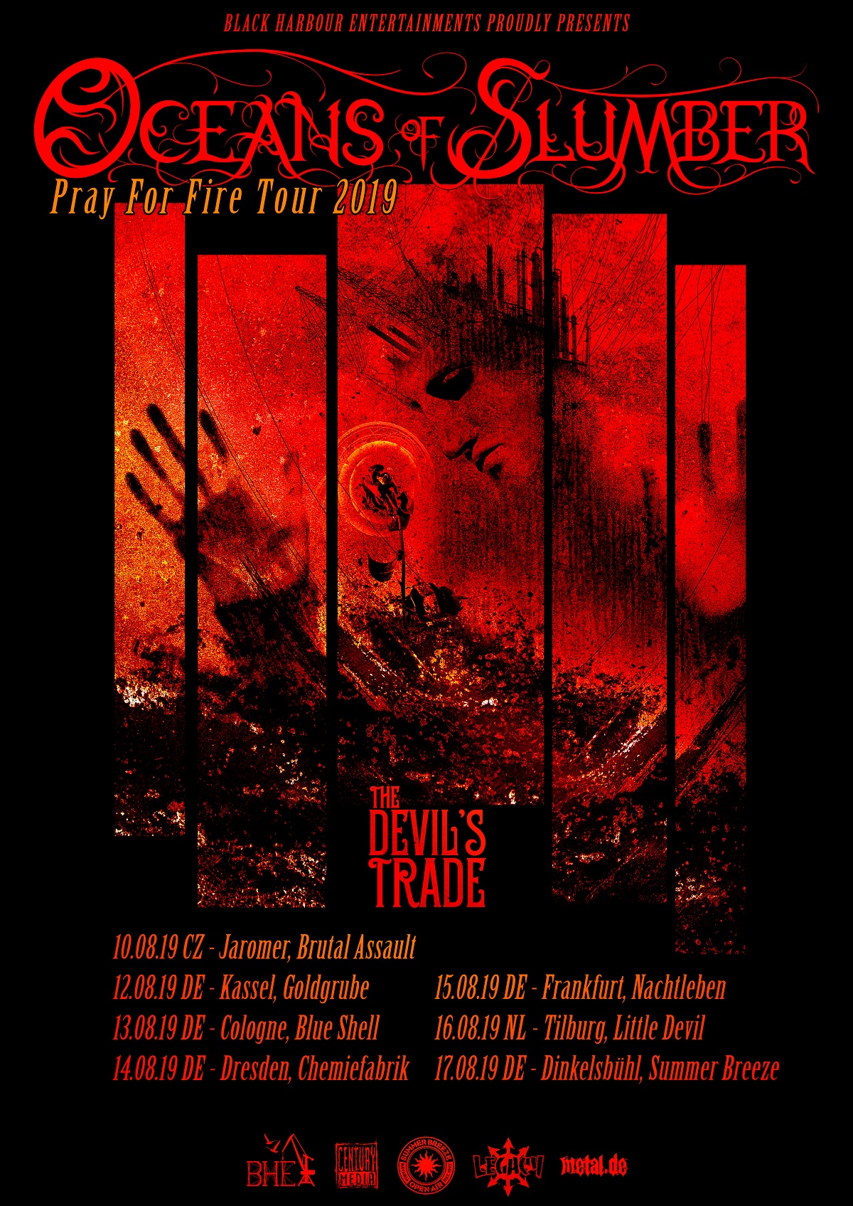 Oceans of Slumber Pray For Fire Tour 2019