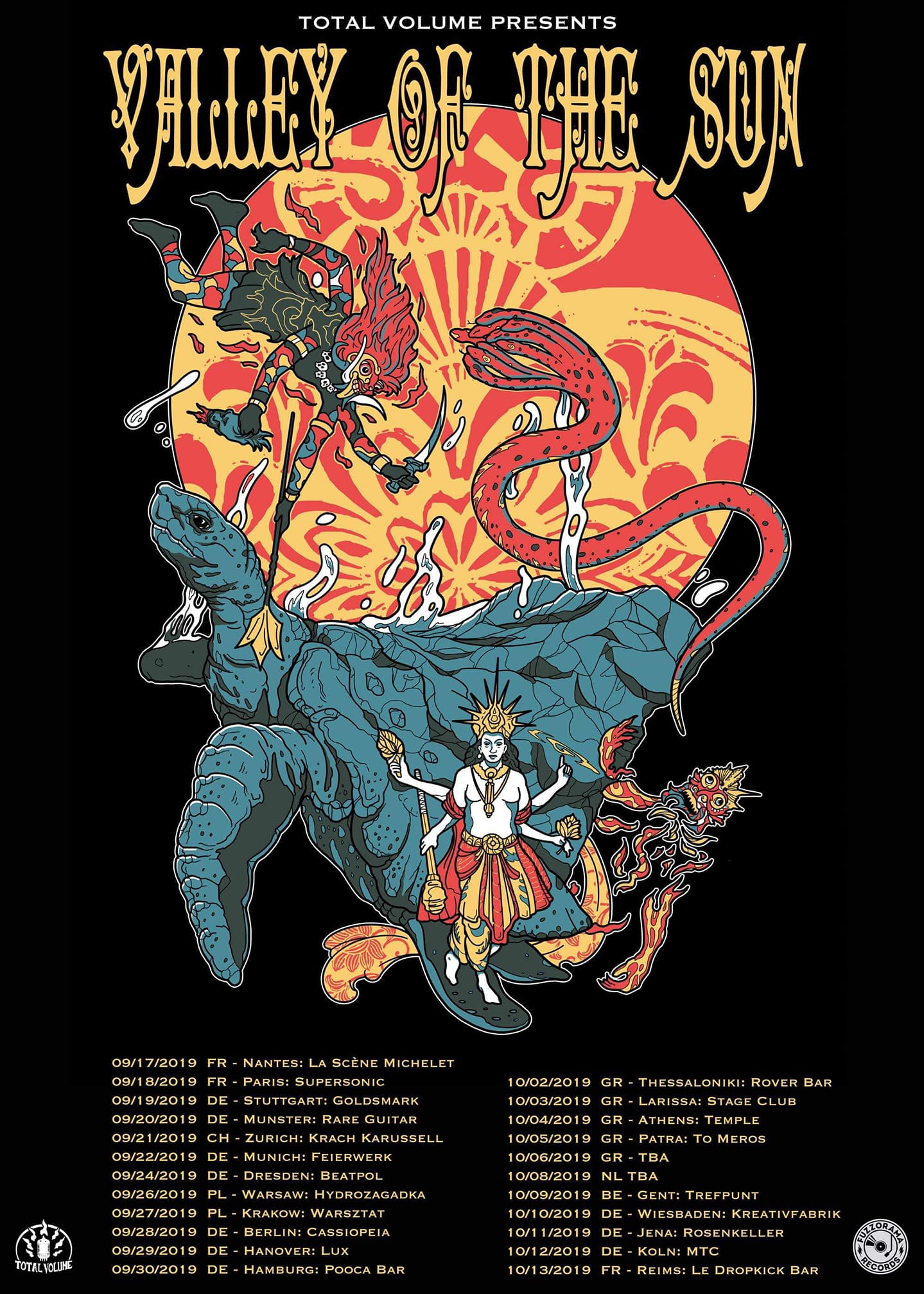 Flyer: Valley Of The Sun - European Tour 2019