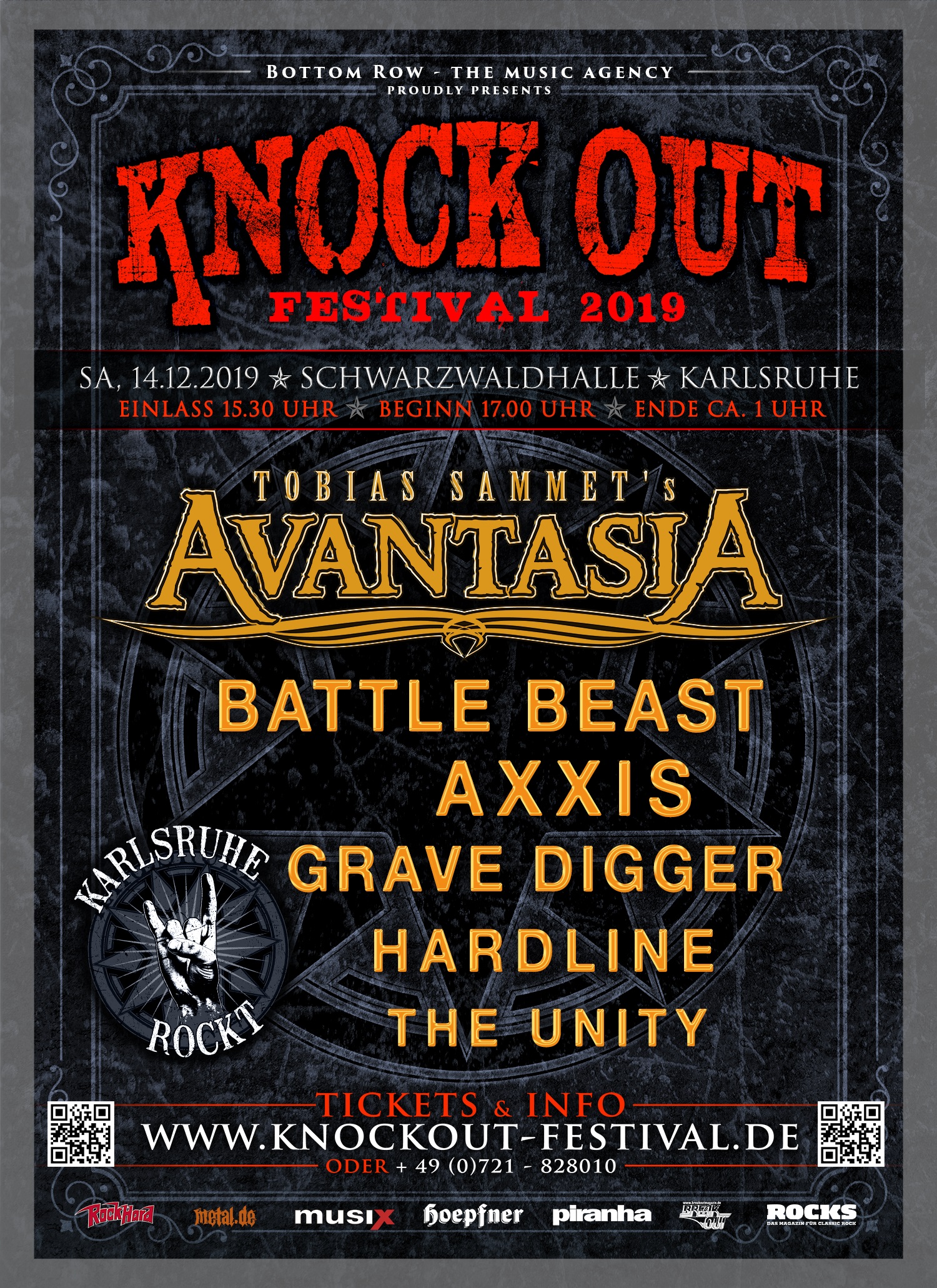 Knock Out 2019 Full Line Up