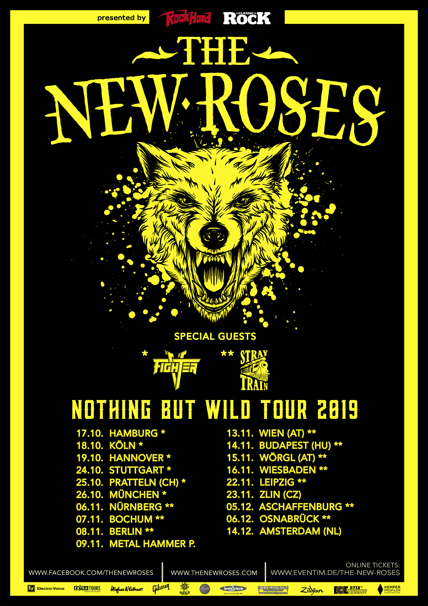 The New Roses - Nothing But Wild Tour 2019