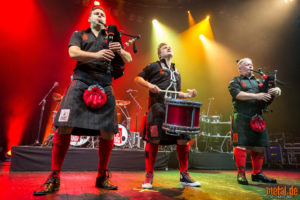 Konzertfoto von den Red Hot Chilli Pipers - Live on Tour 2019