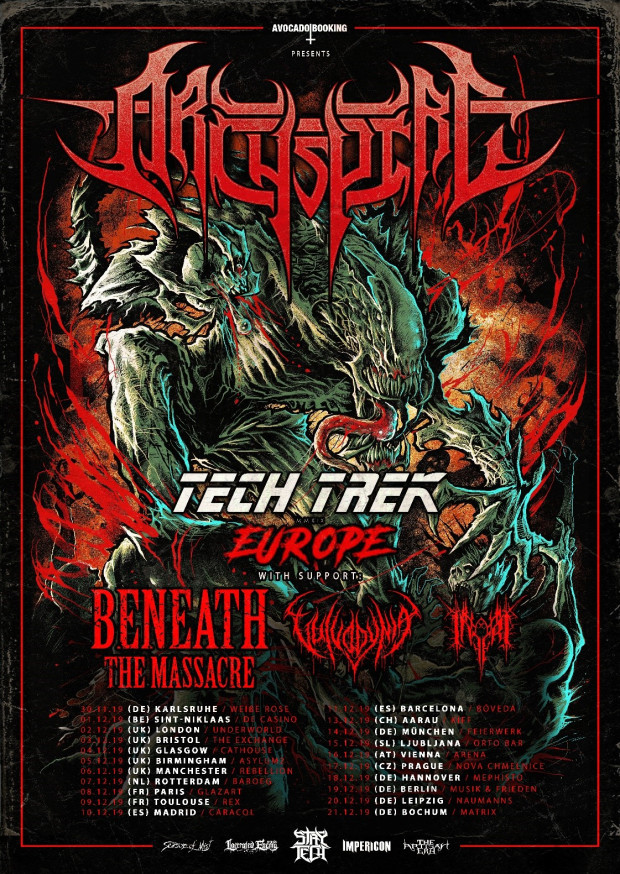Archspire - Tech Trek Europe 2019 Tour