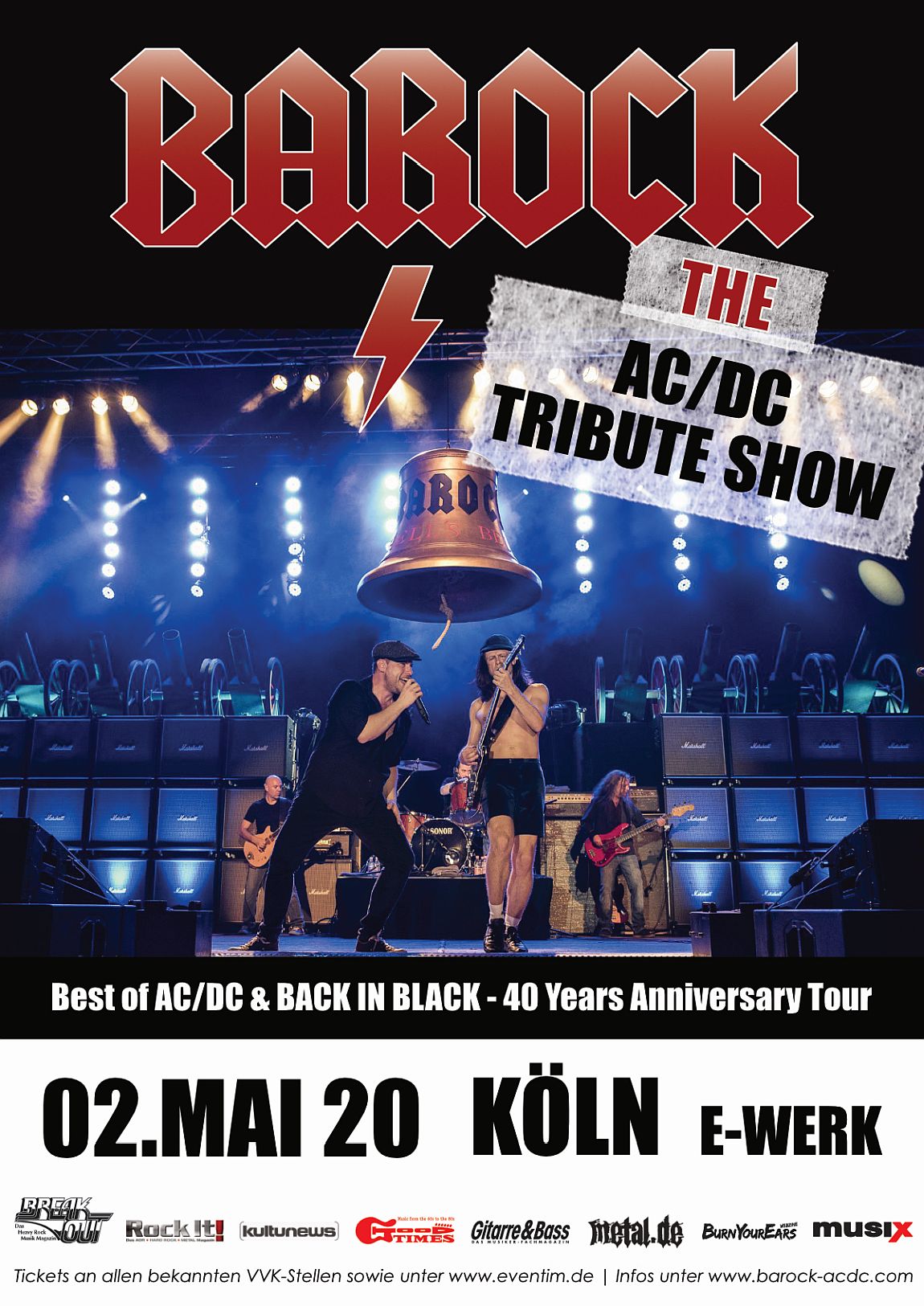 Barock 40 Years Back In Black Anniversary Tour