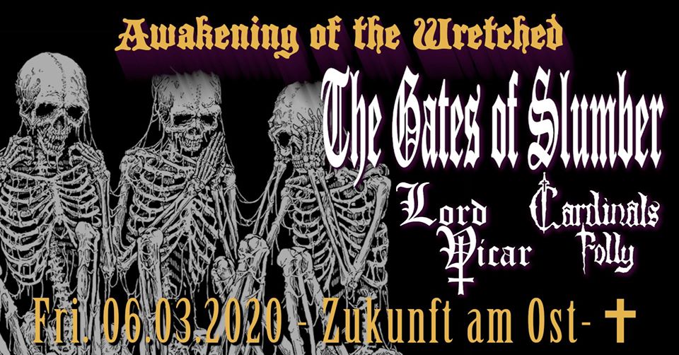 Konzertplakat Awakening Of The Wretched