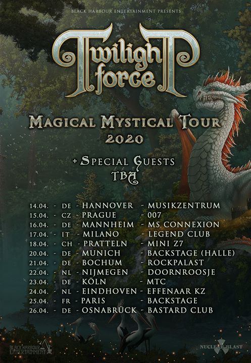 Twilight Force Tour 2020 Flyer