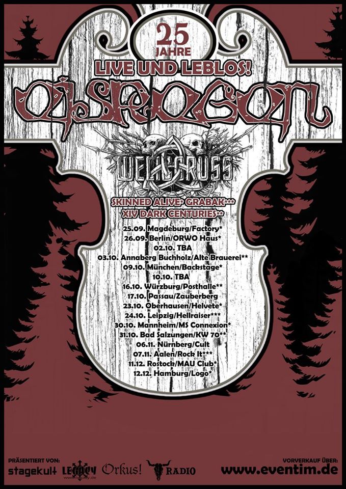 Eisregen Tourplakat 2020