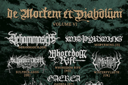 Tourplakat - De Mortem Et Diabolum - Juli