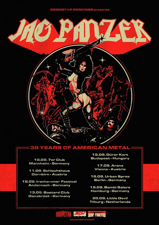 Jag Panzer - European Tour 2020