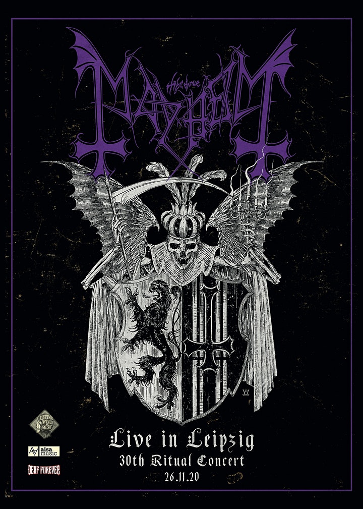 Konzertplakat - Mayhem - Live in Leipzig