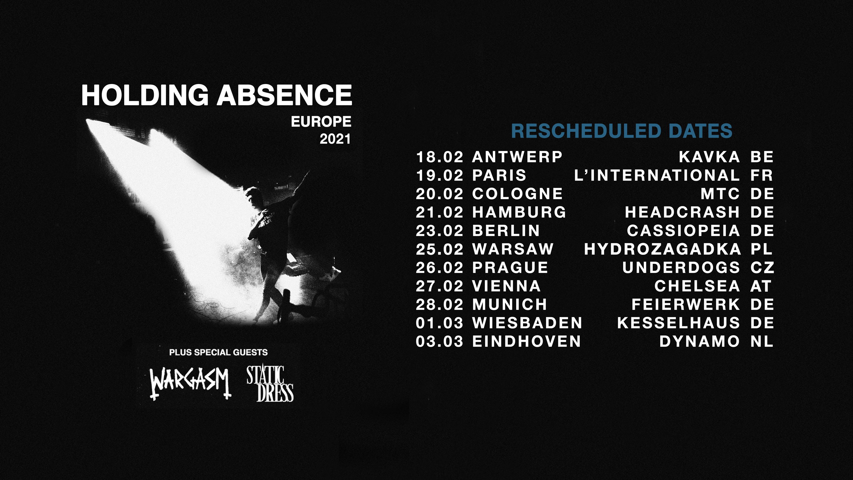 HoldingAbsence Europe Tour 2021