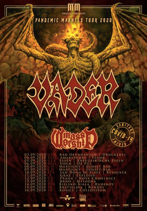 Vader Tour 2020 Flyer