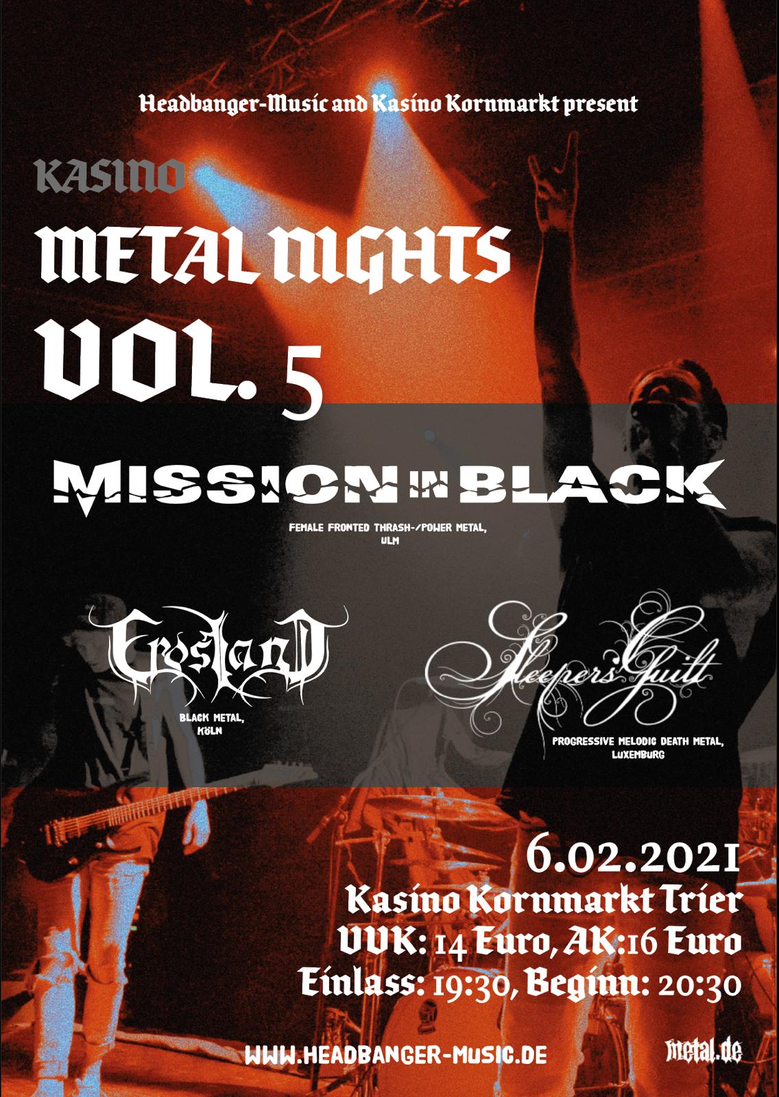 Poster Kasino Metal Nights 5