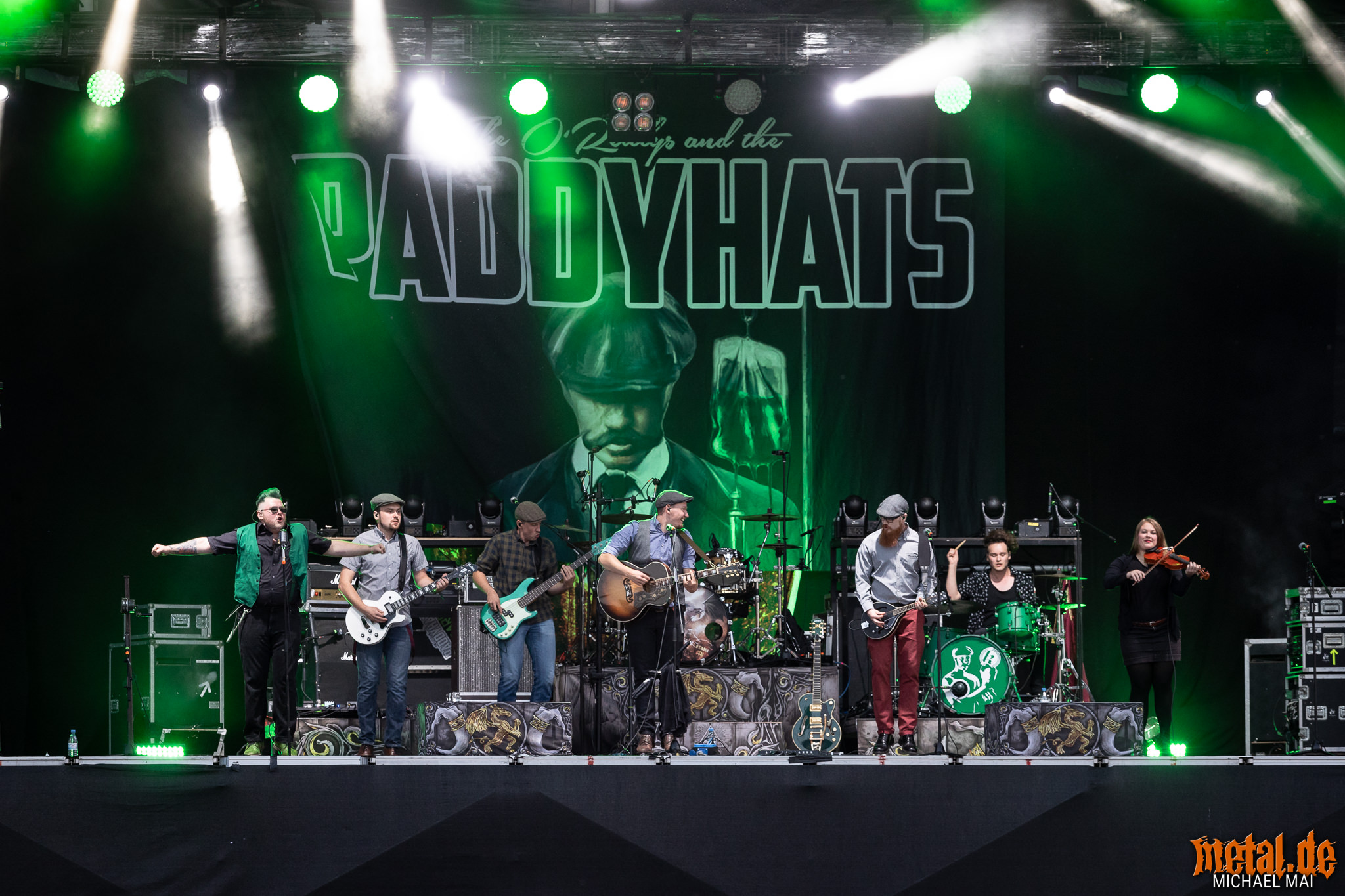 Konzertfotos von The O’Reillys and the Paddyhats auf dem Strandkorb Metfest 2020