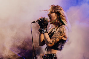 Konzertfoto von Burning Witches - Back To Thrash Tour 2020