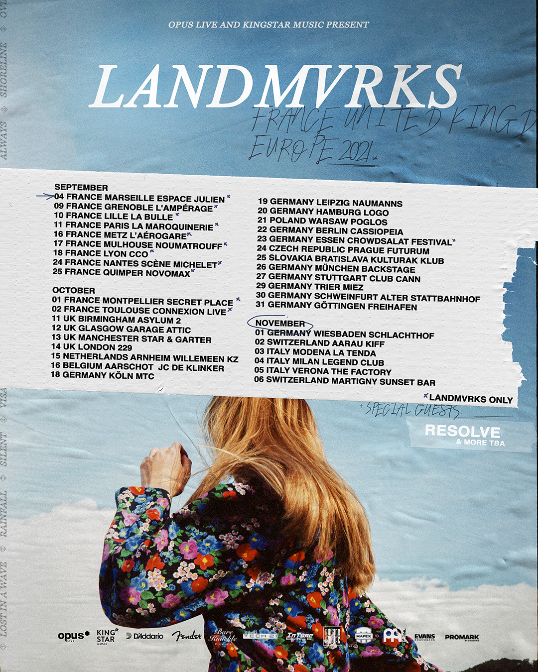 Landmvrks - Europe Tourflyer 2021