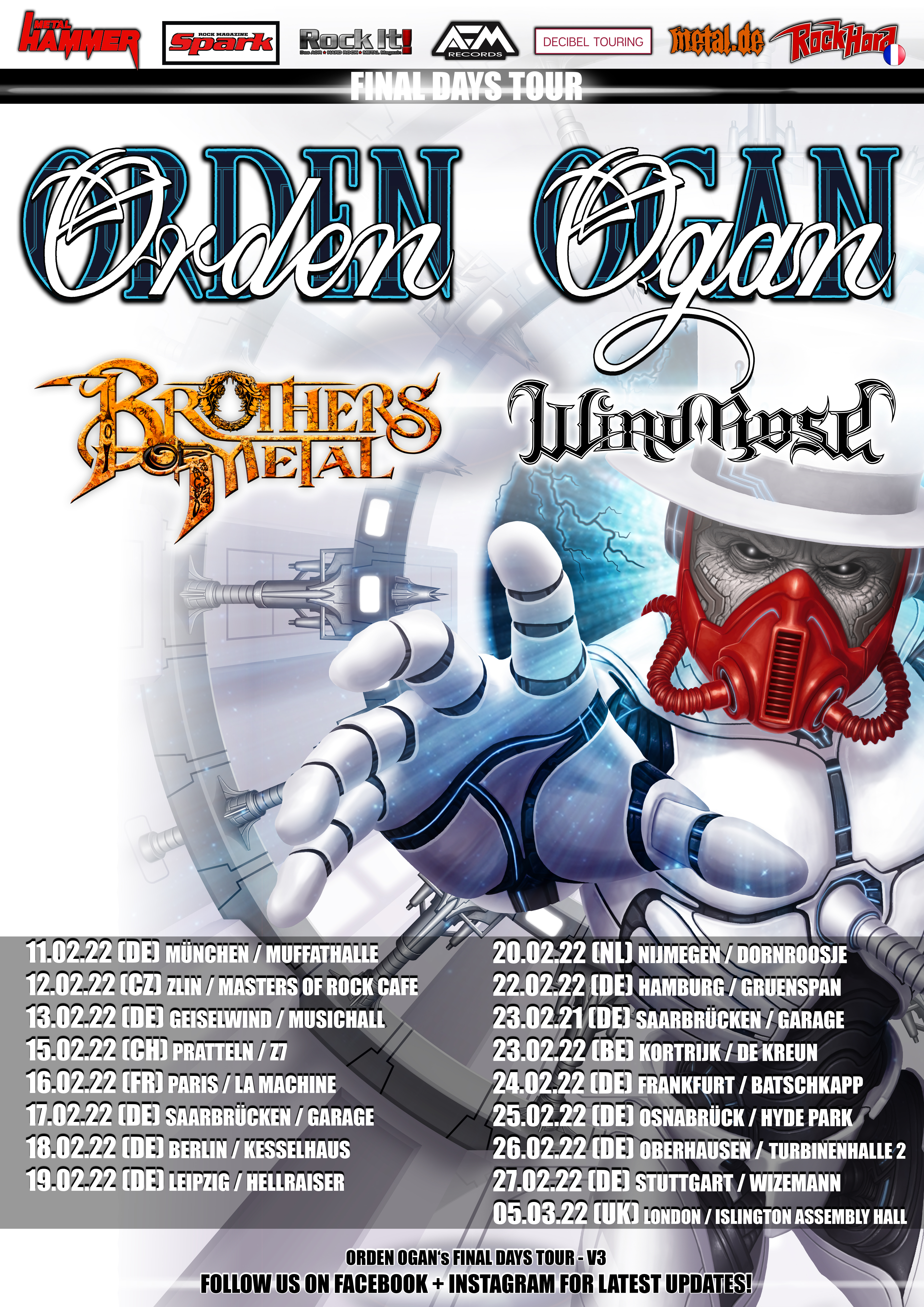 Orden Ogan Tour 2022