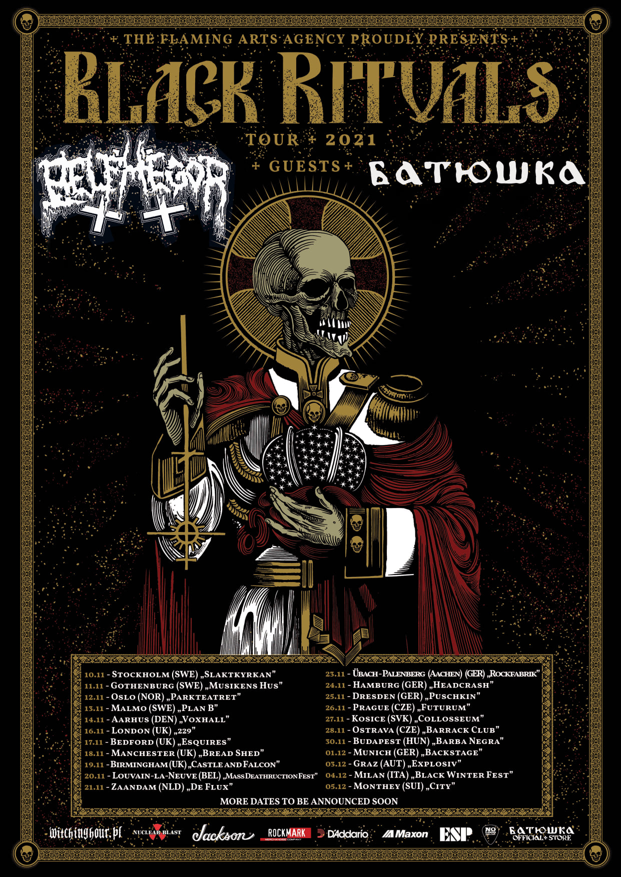 Belphegor & Batushka - Black Rituals Tour 2021