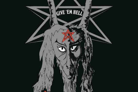 Witchfynde - Give 'Em Hell Re-Release Cover Artwork
