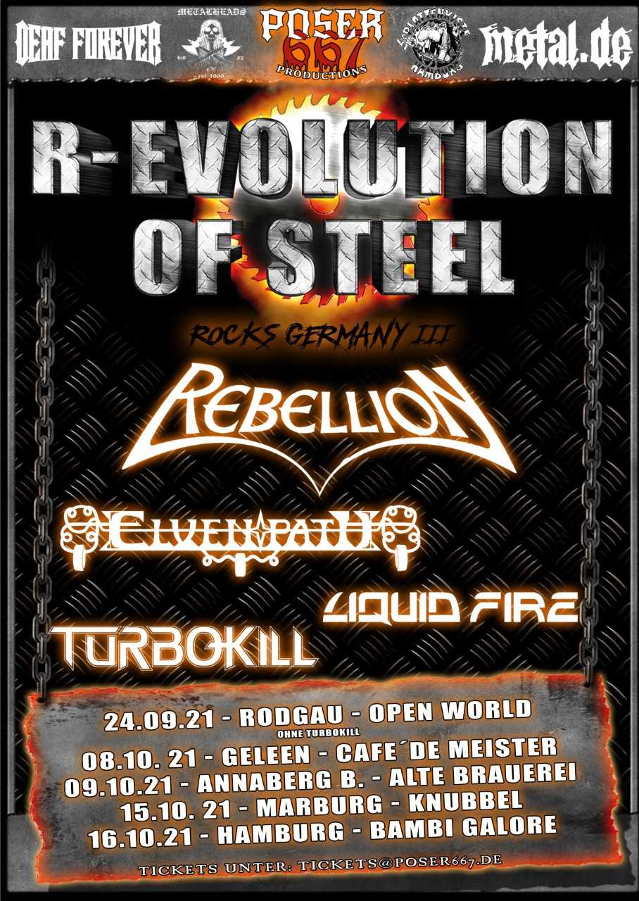Rebellion R-Evolution Of Steel Tour