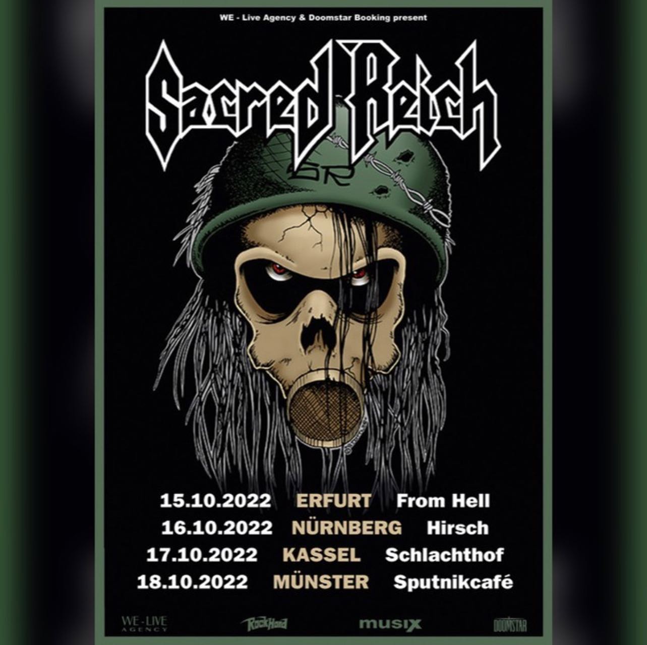 Sacred Reich - German Tour 2022