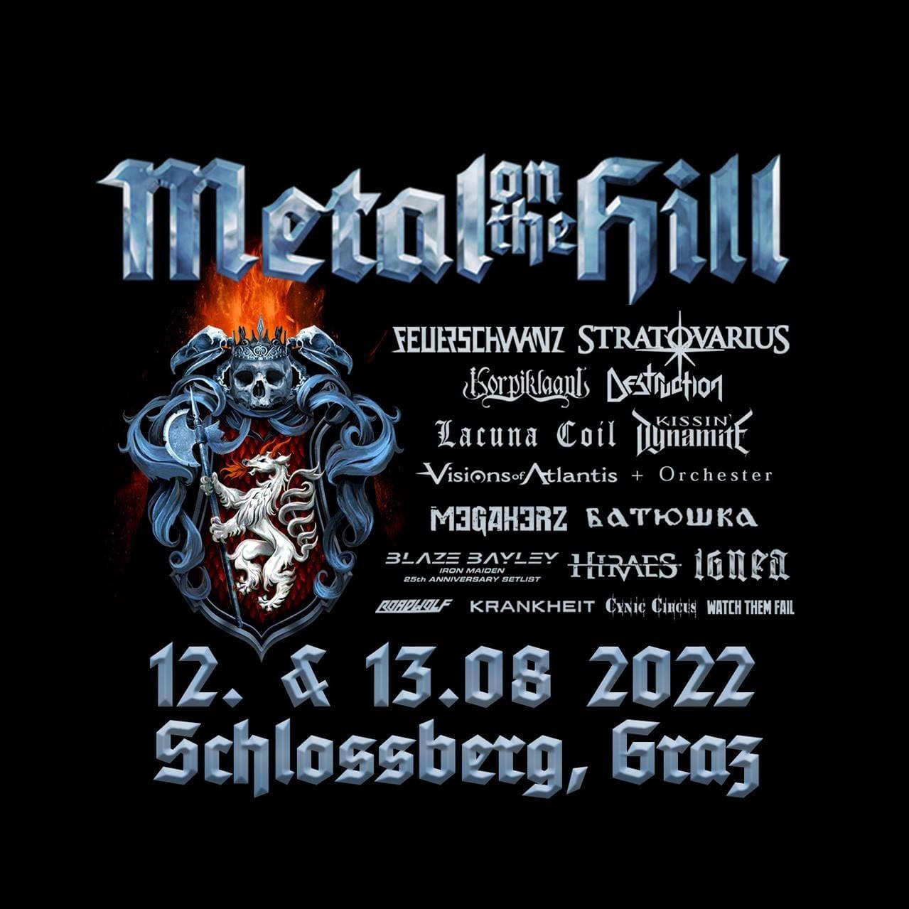 Flyer vom Metal on the Hill 2022