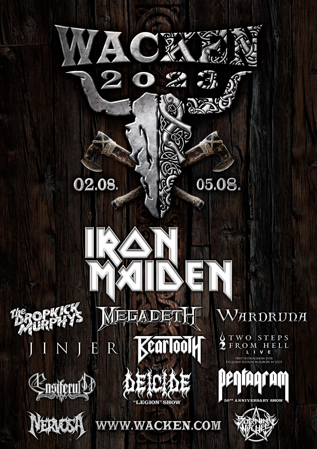 Wacken Open Air 2023 Flyer