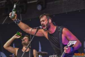 Konzertfoto von Black Inhale auf dem Reload Festival 2022