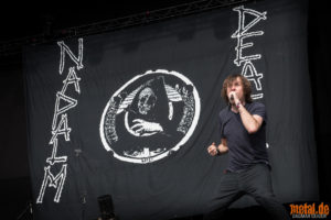 Konzertfoto von Napalm Death auf dem Reload Festival 2022