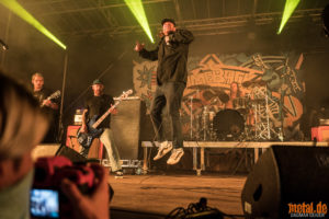 Konzertfoto von Born From Pain auf dem Reload Festival 2022