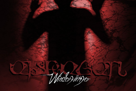 Ein düsterer Schatten vor blutrotem Hintergrund