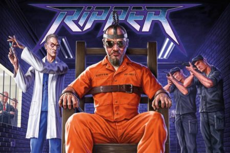 Zeichnung eines Mannes in orangener Häftlingsmontur auf einem elektrischen Stuhl