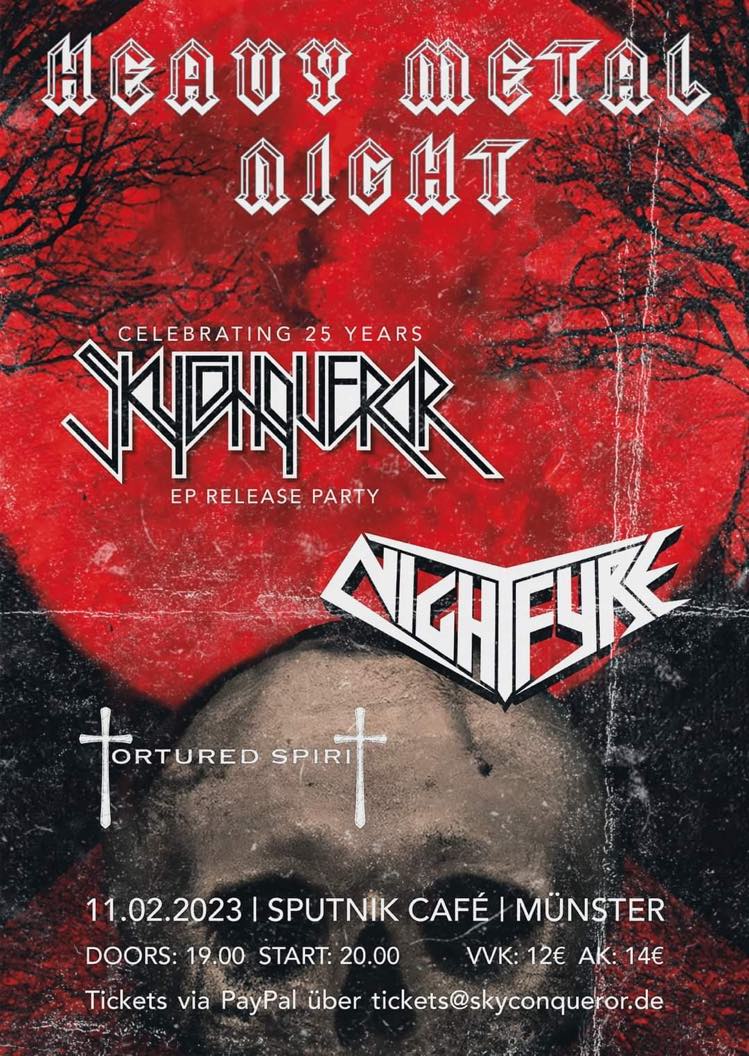 Heavy Metal Night 2023 Konzertflyer