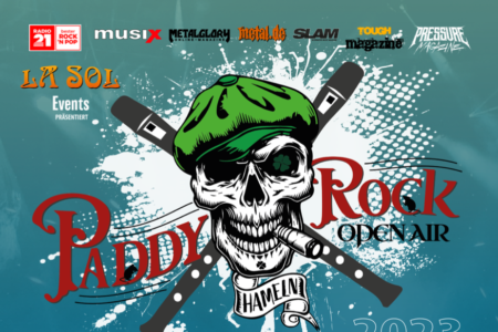 Flyer vom Paddy Rock Open Air 2023