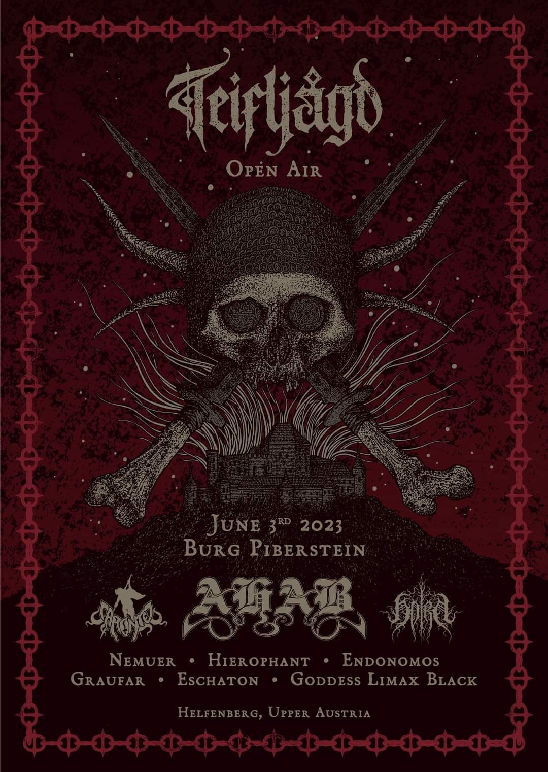 Flyer des Teifljågd Metal Open Air 2023
