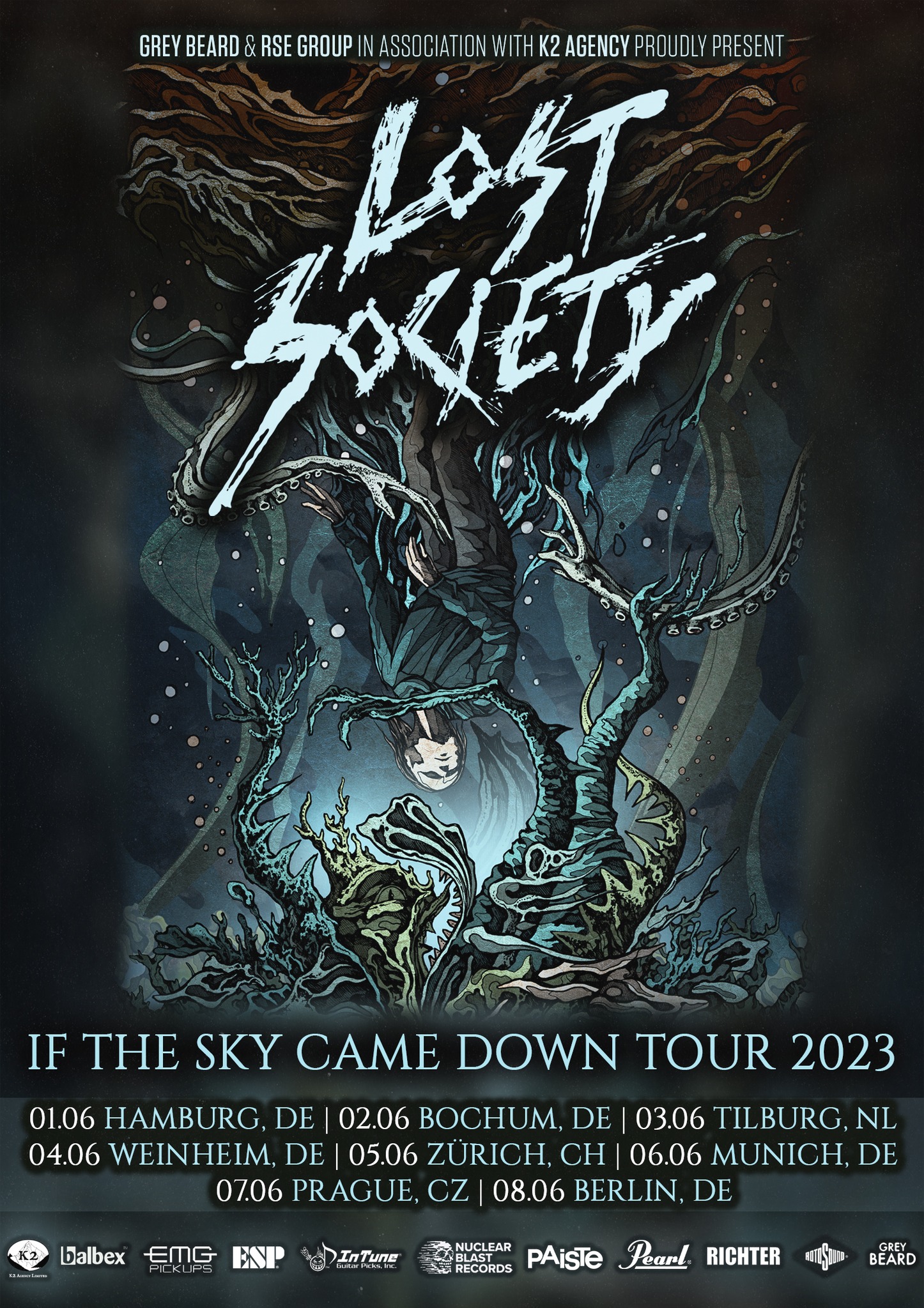Lost Society Tour 2023 Flyer