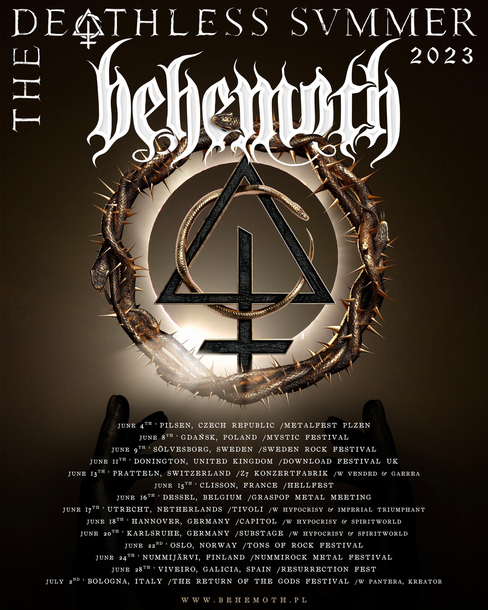Behemoth - The Deathless Summer 2023