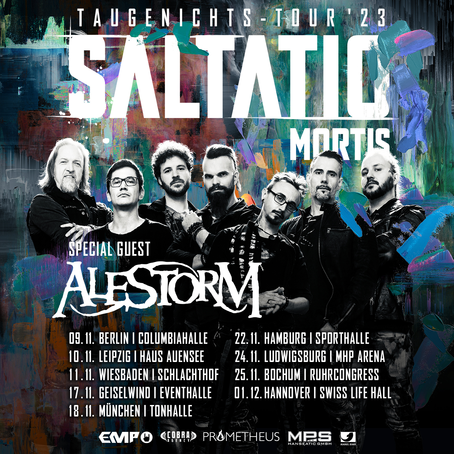 Flyer der Saltatio Mortis - Taugenichts-Tour 2023