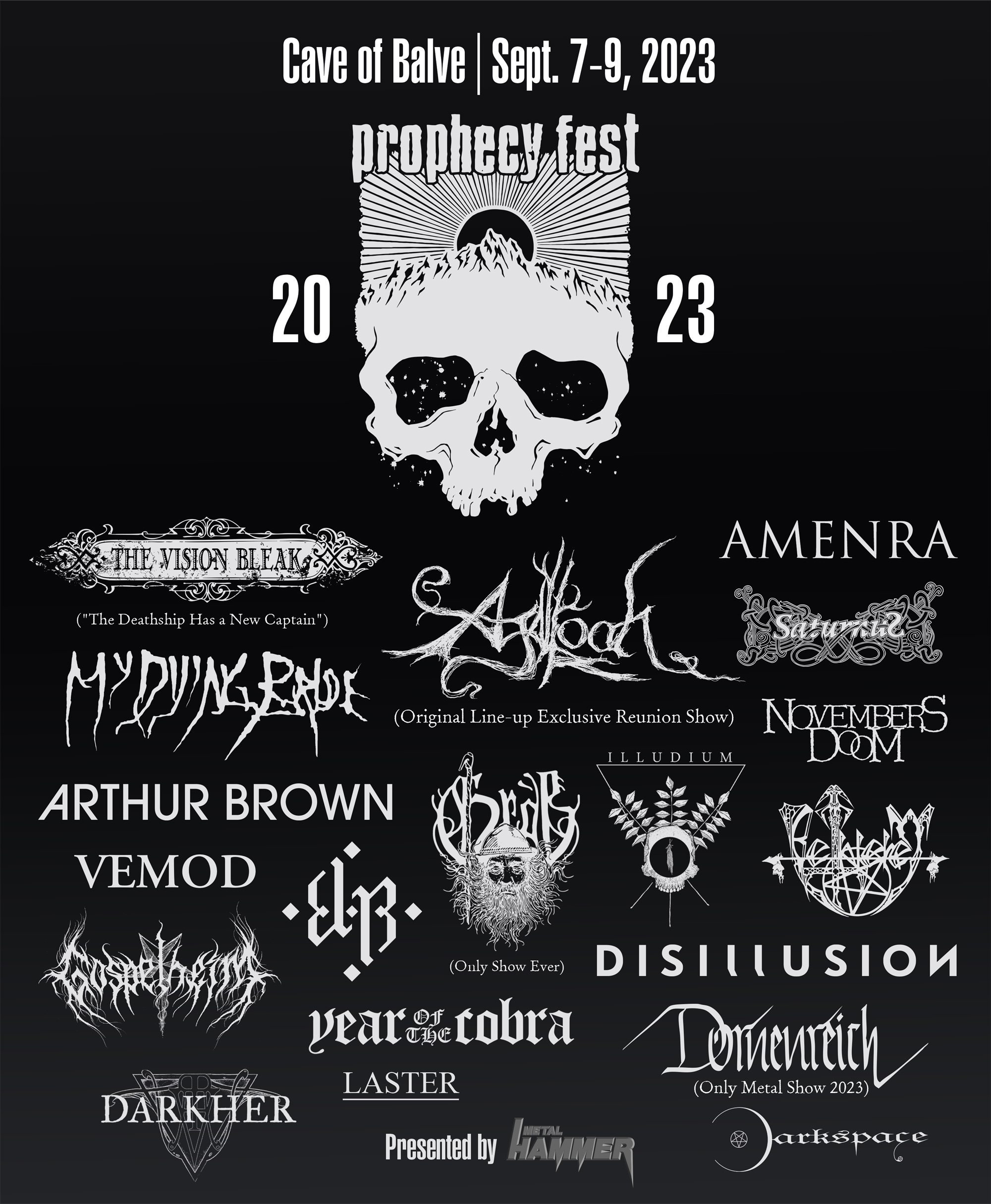 Prophecy Fest 2023 Plakat